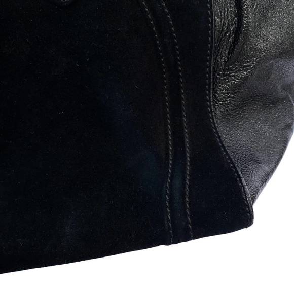 Celine Luggage Small Square Phantom Suede Leather Tote Bag Black - Picture 13 of 13